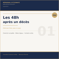 Les 48h après un décès