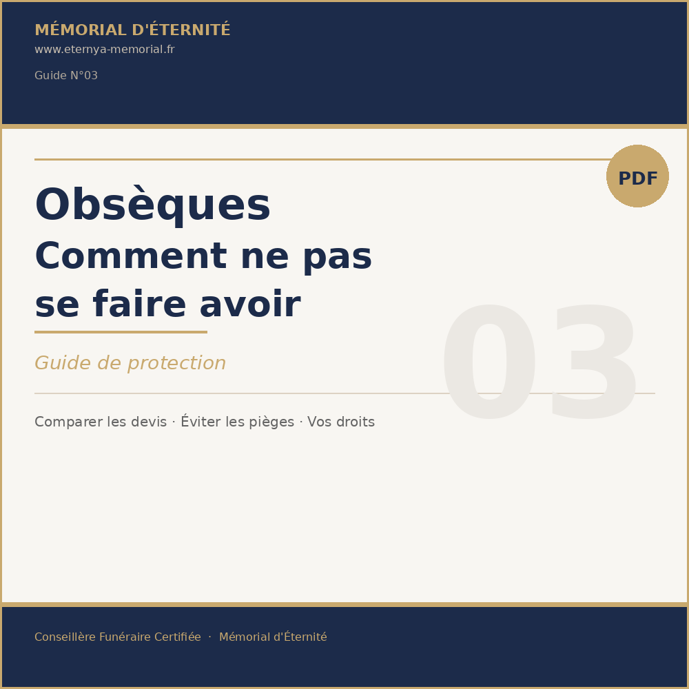 Obsèques — Comment ne pas se faire avoir