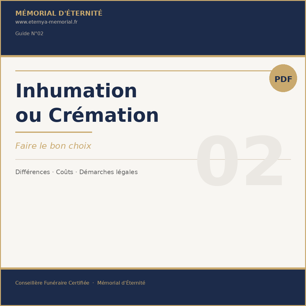 Inhumation ou Crémation